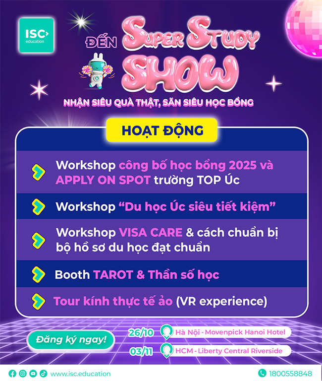 Thuộc khuôn khổ Ngày hội Thông tin du học Úc